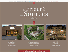 Tablet Screenshot of le-prieure-des-sources.com